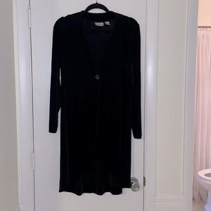 Chico's Travelers Cardigan Women's Medium Black Chico's Size 1